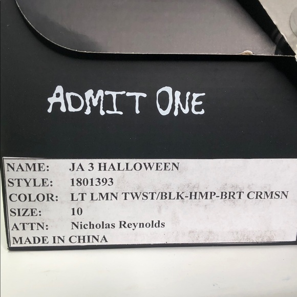 Nike Ja 3 Halloween Confirmation Sample HV9923-700 Men’s Shoes - Size 10 main image 8